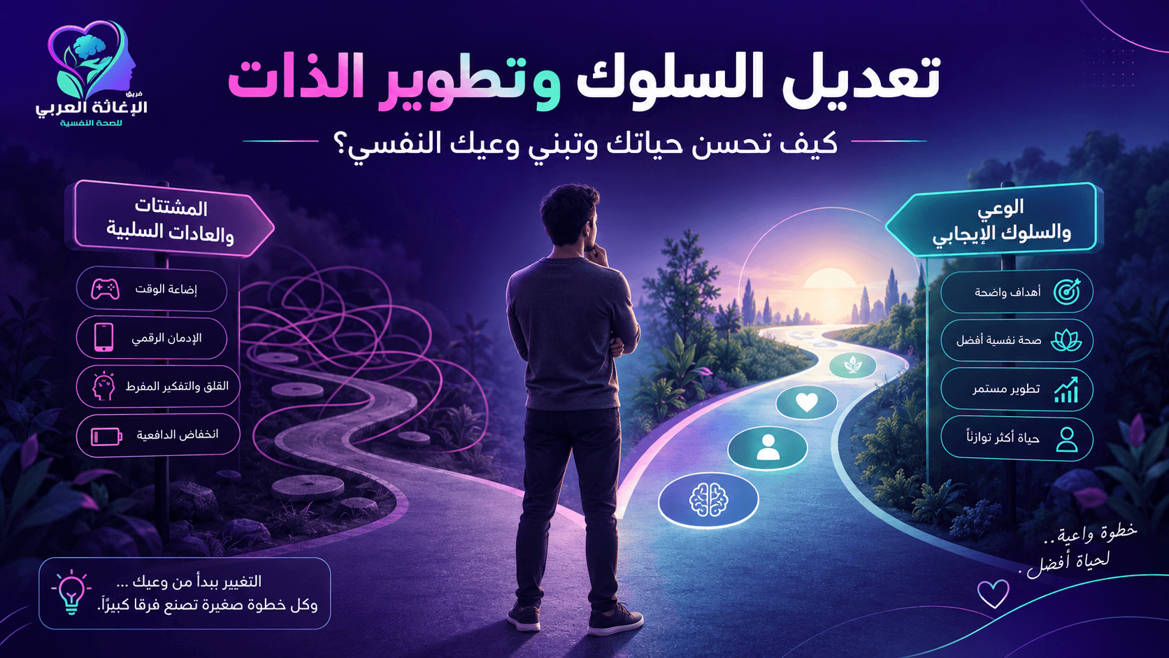 تصميم مقال تطوير الذات