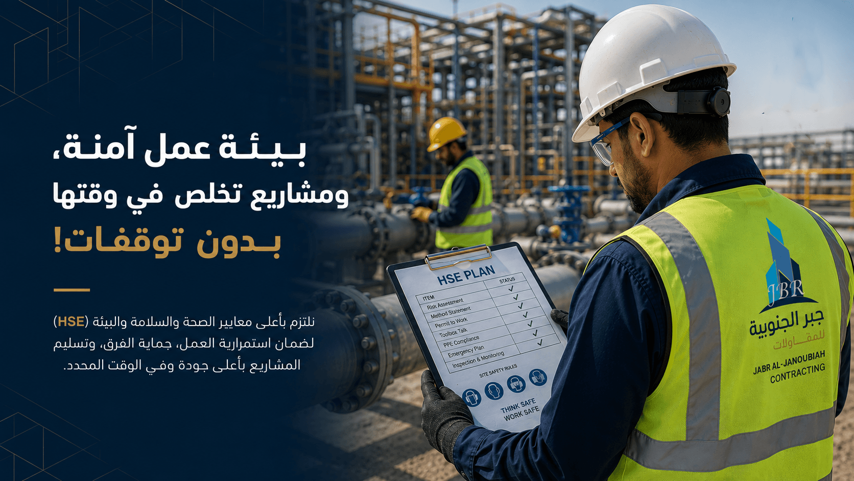 تصميم مقال السلامة والصحة المهنية