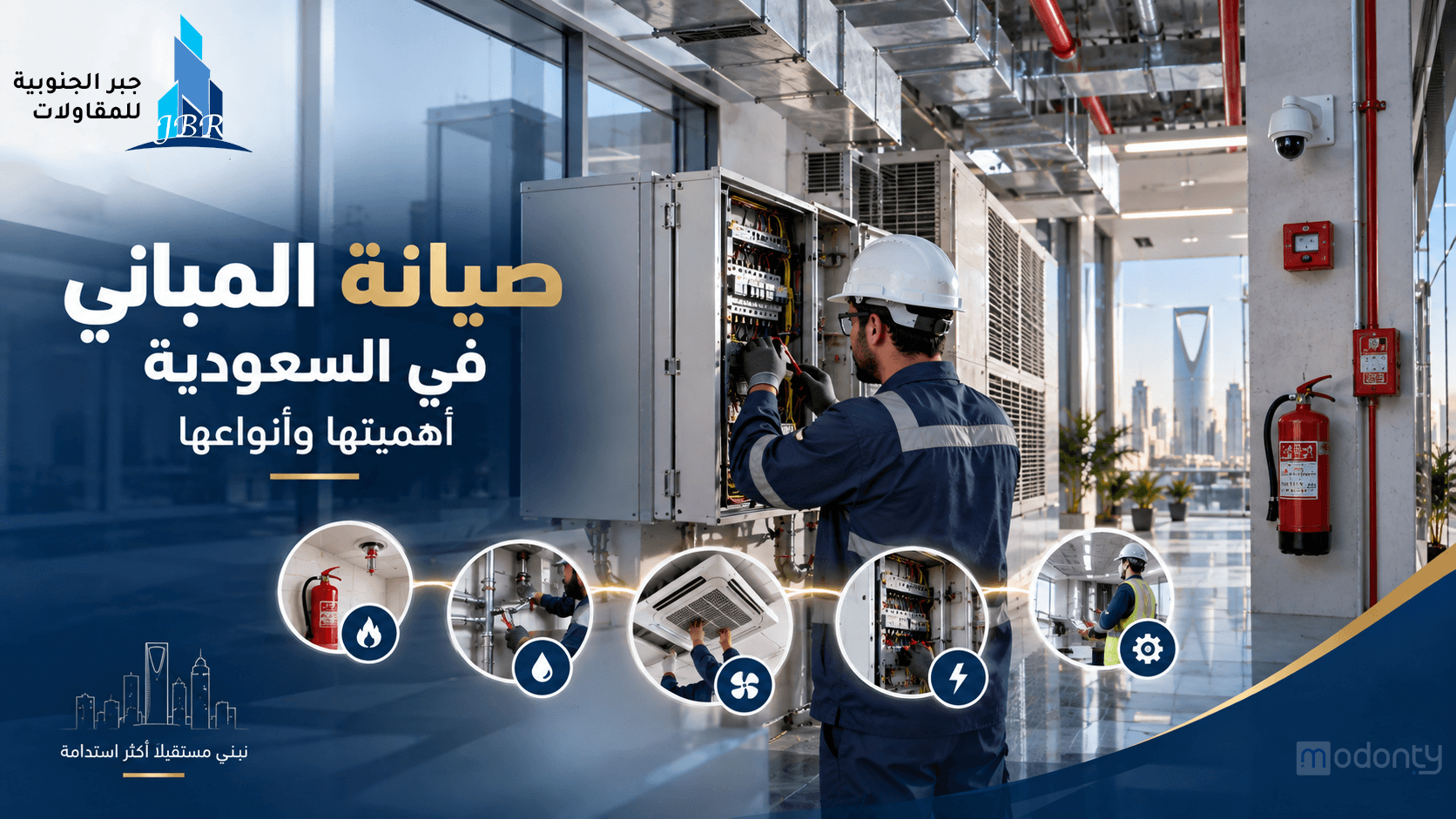 تصميم مقال صيانة المباني