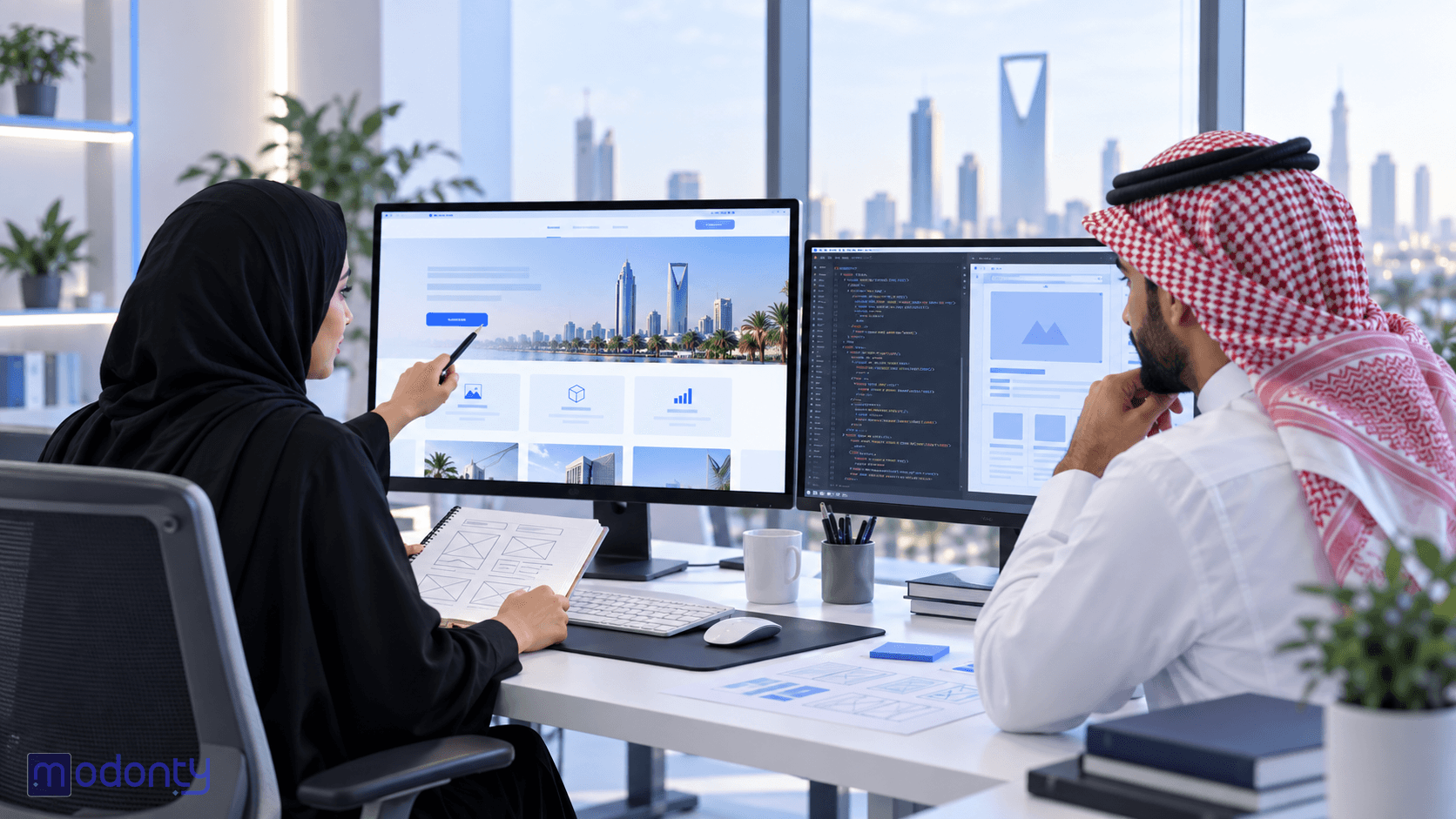 تصميم مقال تطوير المواقع